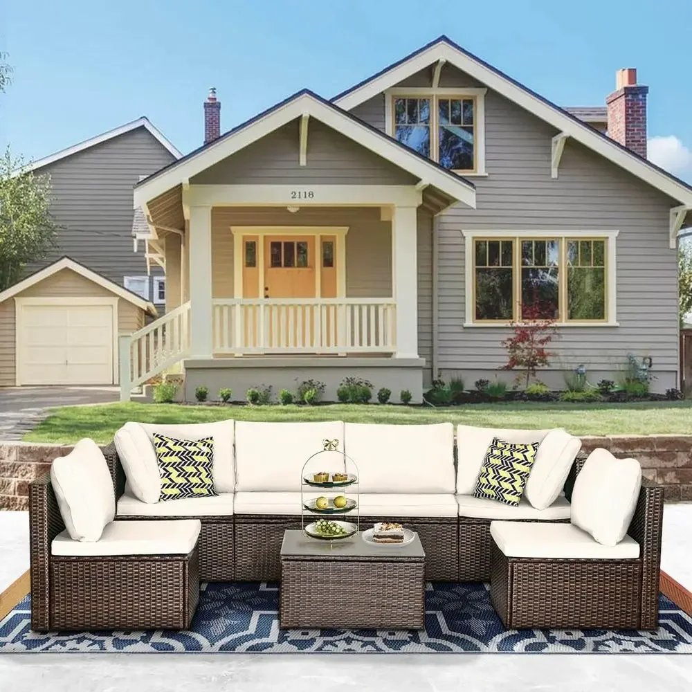 Outdoor Furniture Ofo - Set Furnitur Teras Luar Ruangan 7