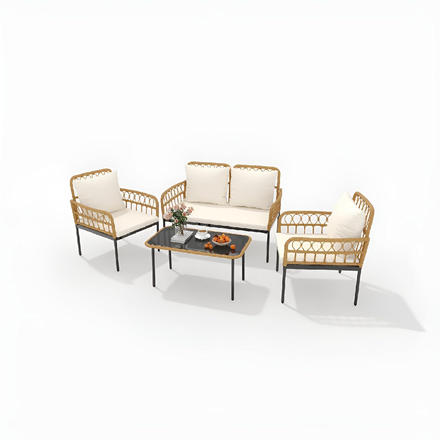 Outdoor Furniture Ofo - Set Meja dan Kursi Patio 4