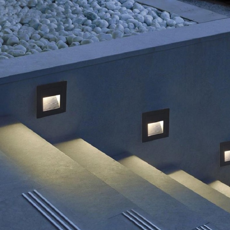 Outdoor Daybed Furniture - Lampu LED Dekorasi Tangga 15 LED