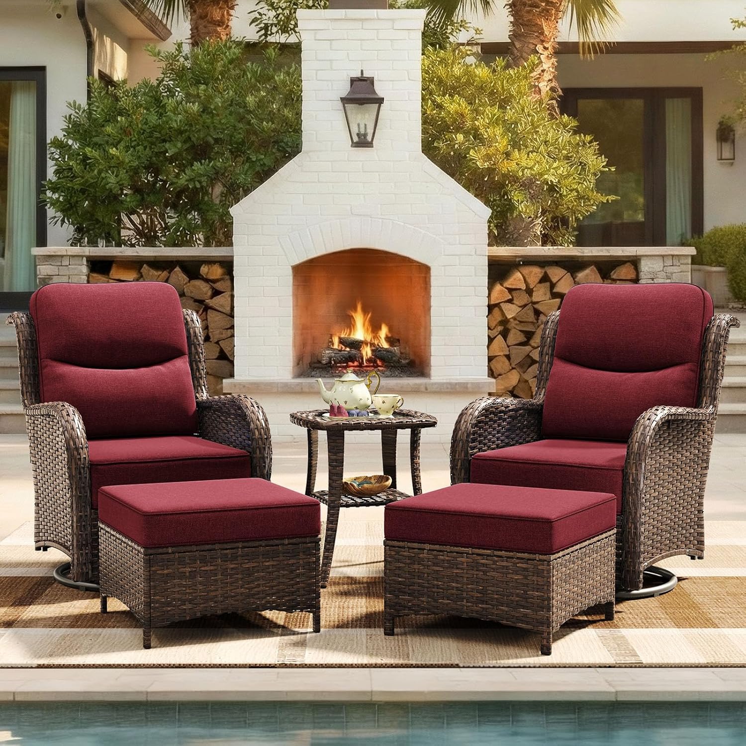 Set Furnitur Teras Mewah denga - Outdoor Furniture Ofo ulasan dan harga