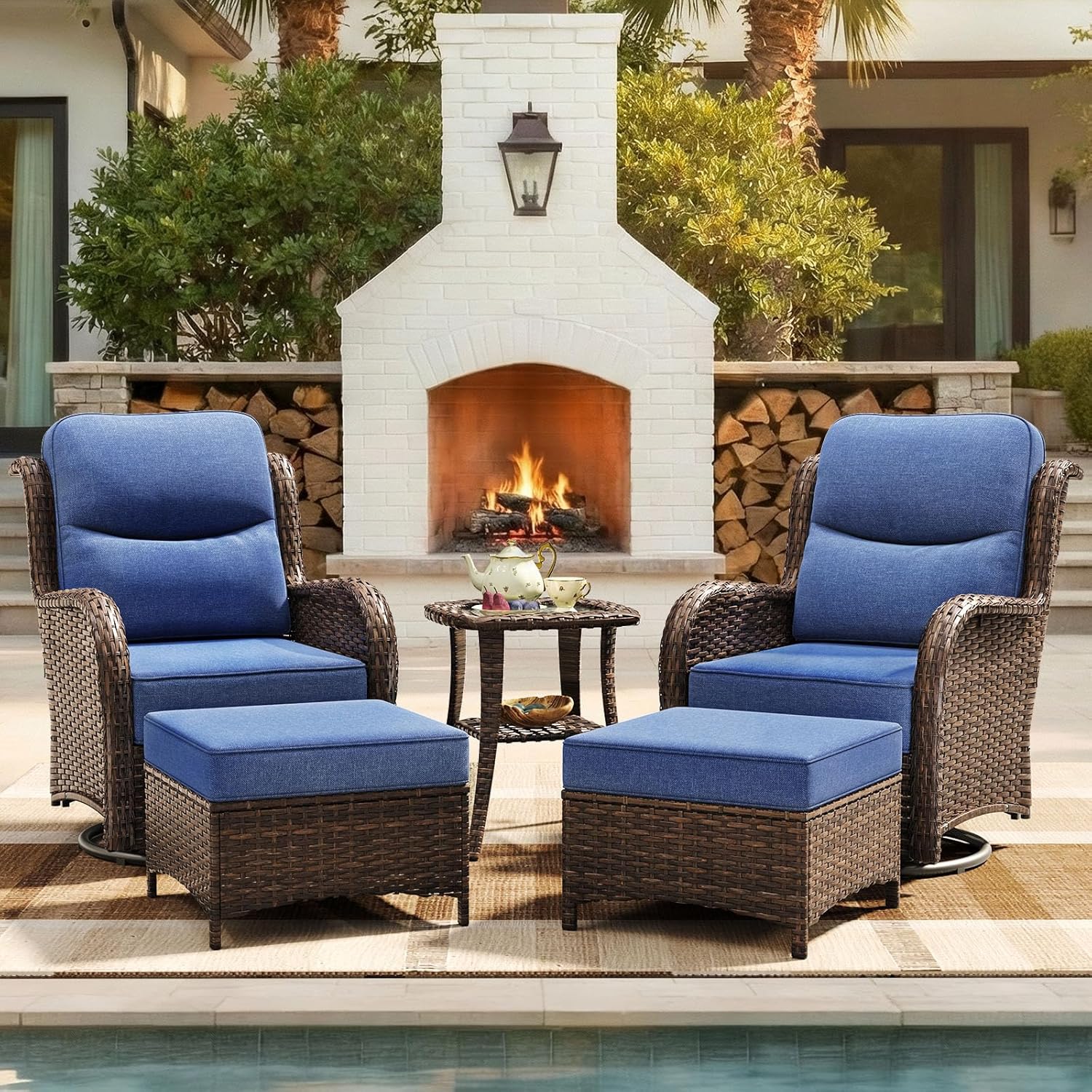 Set Furnitur Teras Mewah denga - Outdoor Furniture Ofo ulasan dan harga