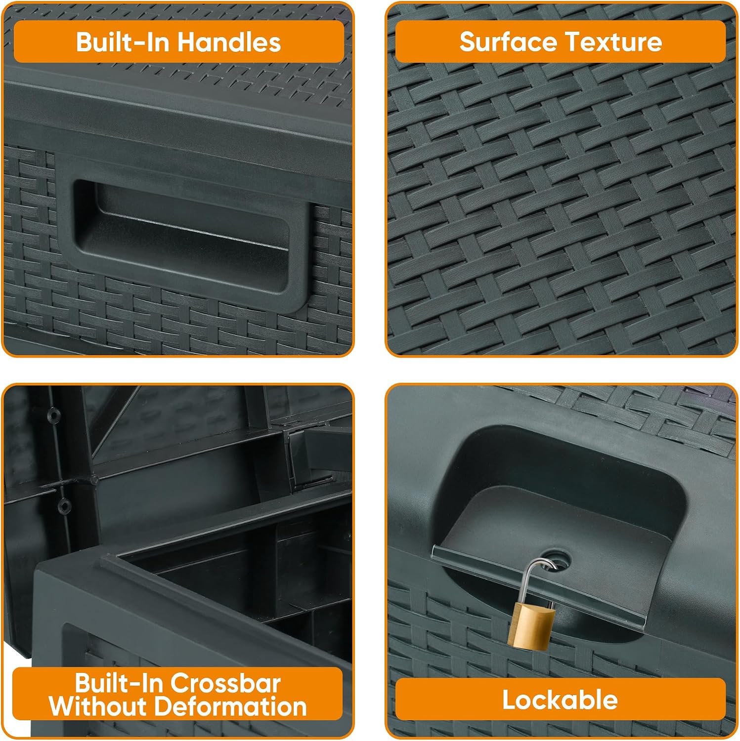 Kotak Penyimpanan Resin 100 Ga - Outdoor Furniture Ofo ulasan dan harga