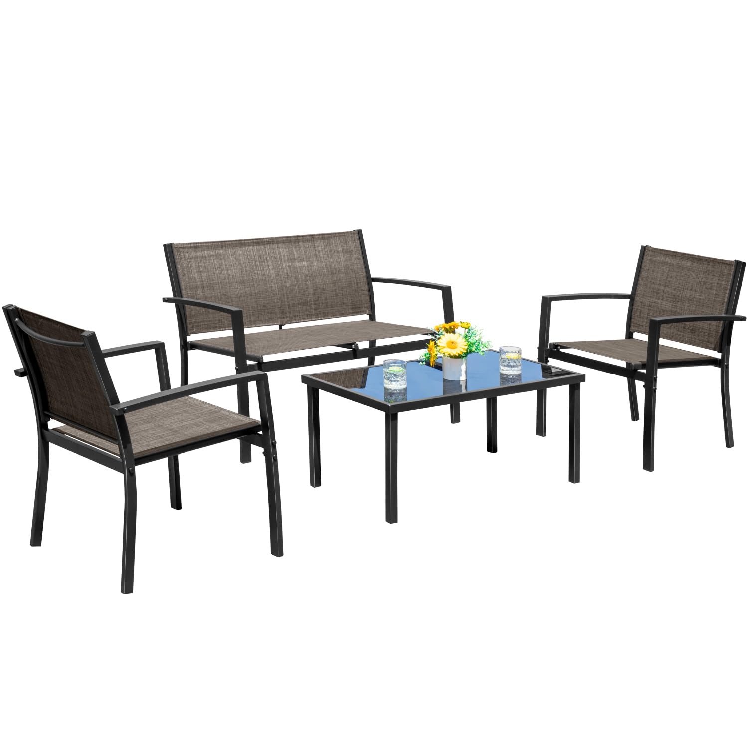 Set Furnitur Luar Ruangan 4 Bu - Outdoor Furniture Ofo ulasan dan harga