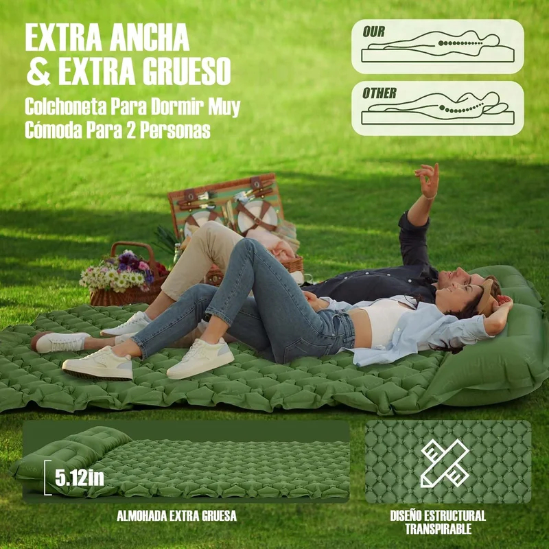 Kasur Udara Ganda untuk Berkem - Outdoor Daybed Furniture ulasan dan harga