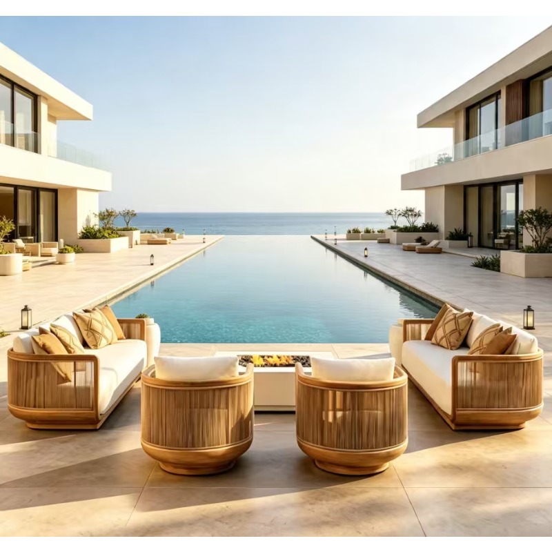 Kursi Santai Kayu Jati Tahan C - Outdoor Daybed Furniture ulasan dan harga