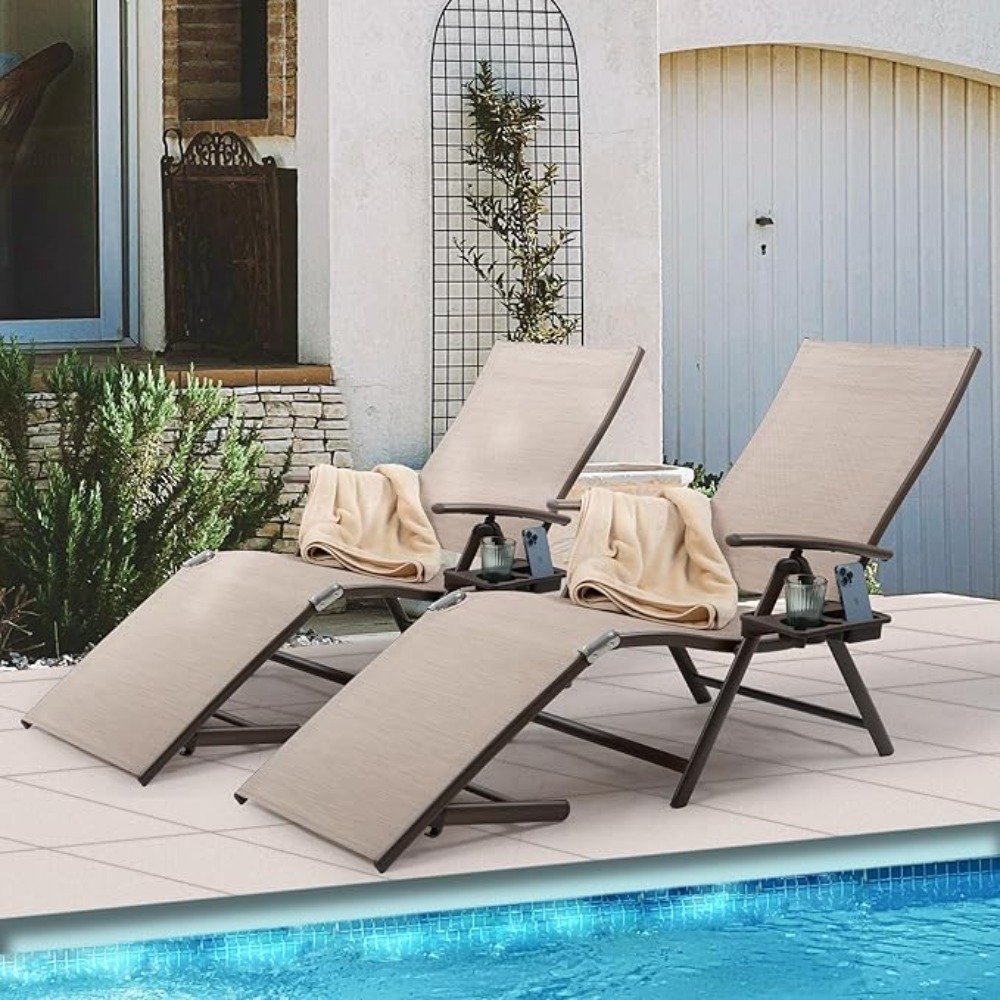 Kursi Santai Berbahan Aluminiu - Deck Chair Lounger ulasan dan harga