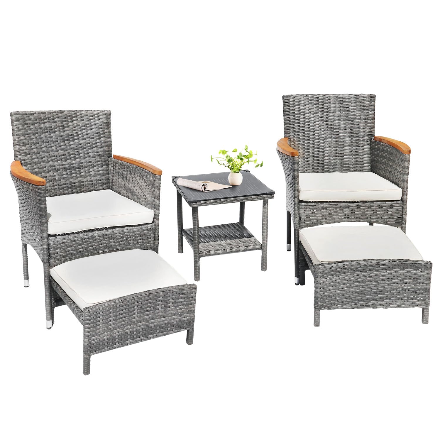 o*-5 PCS Set Furnitur Teras Lu - Outdoor Furniture Ofo ulasan dan harga