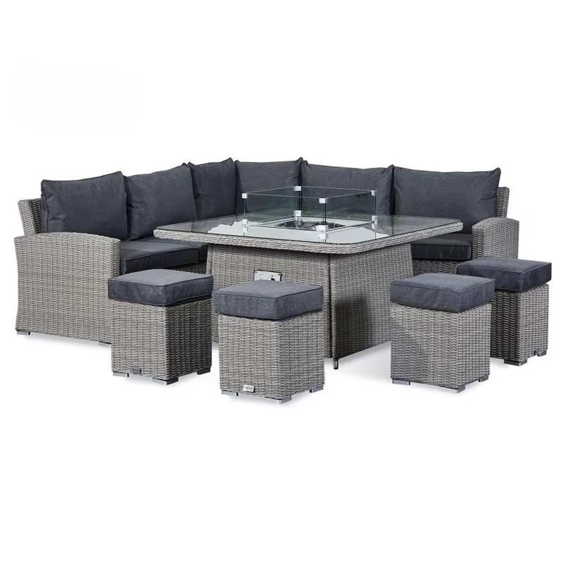 Set Sofa Patio Taman Tahan Air - Outdoor Furniture Fire Pit ulasan dan harga
