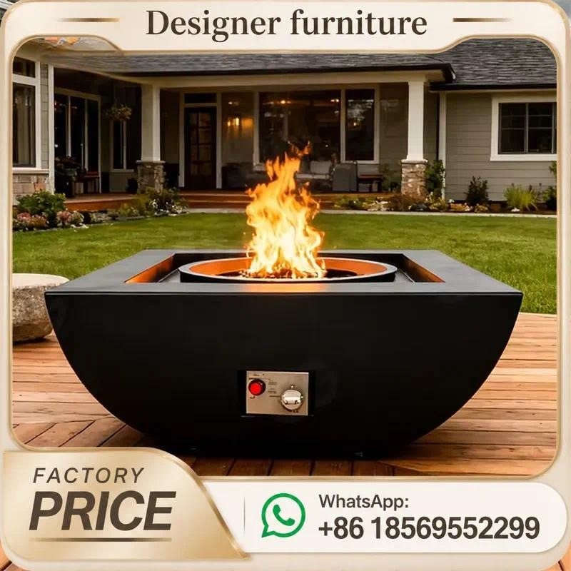 Meja Api Gas Luar Ruangan Kust - Outdoor Furniture Fire Pit ulasan dan harga