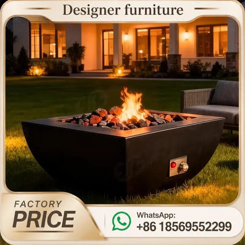 Meja Api Gas Luar Ruangan Kust - Outdoor Furniture Fire Pit ulasan dan harga