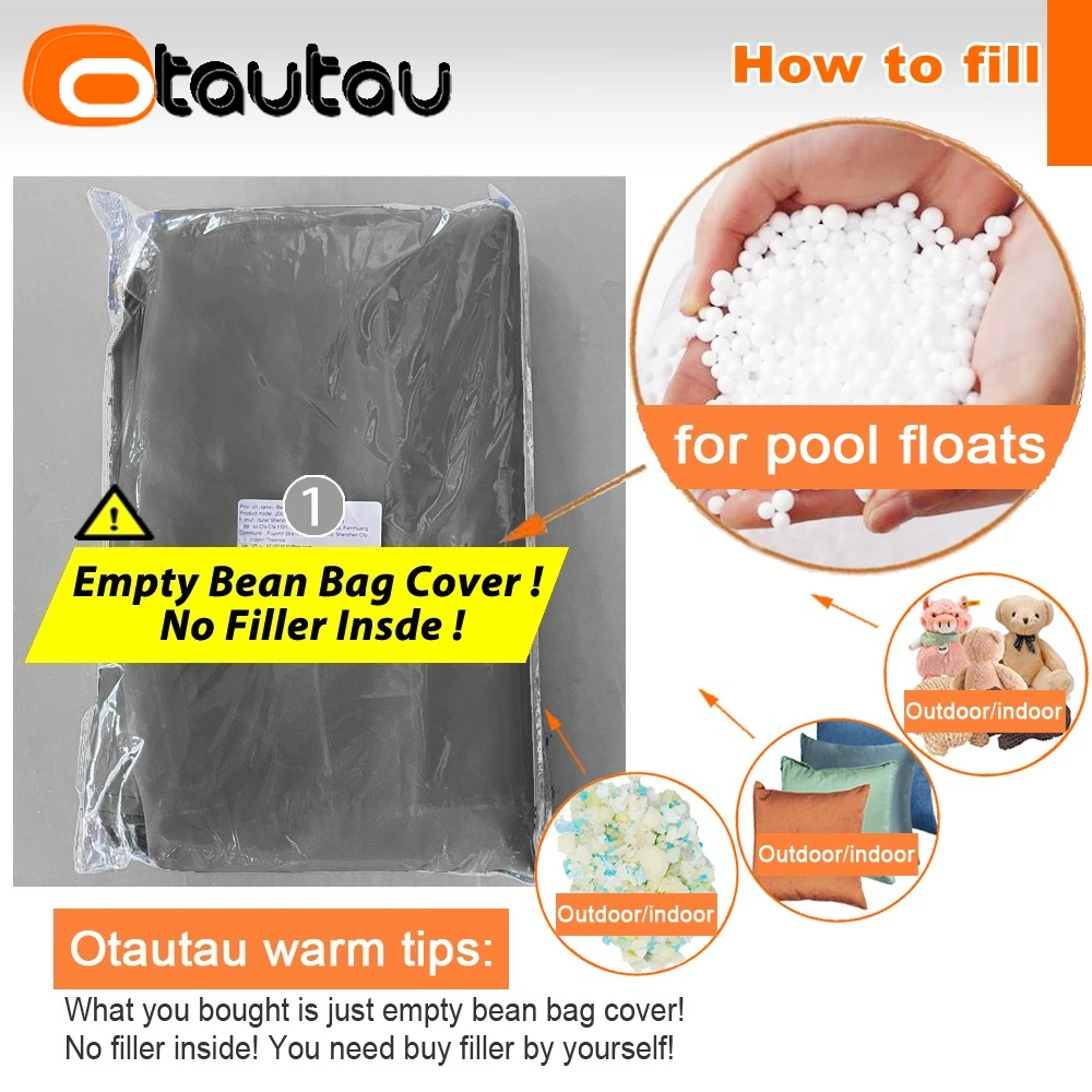 OTAUTAU Sarung Bean Bag Serbag - Outdoor Daybed Furniture ulasan dan harga