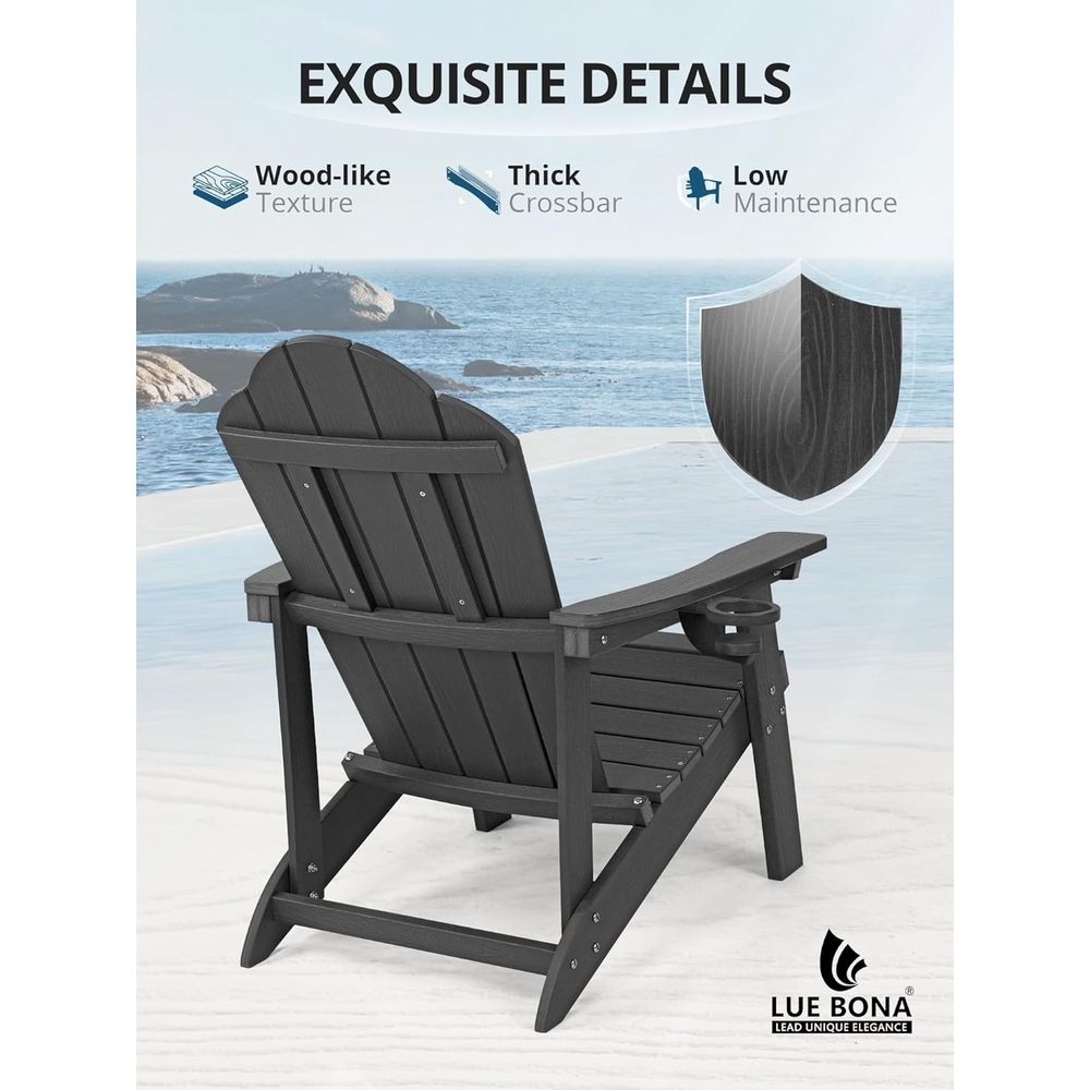 Set Kursi Adirondack isi 4 - K - Outdoor Furniture Ofo ulasan dan harga