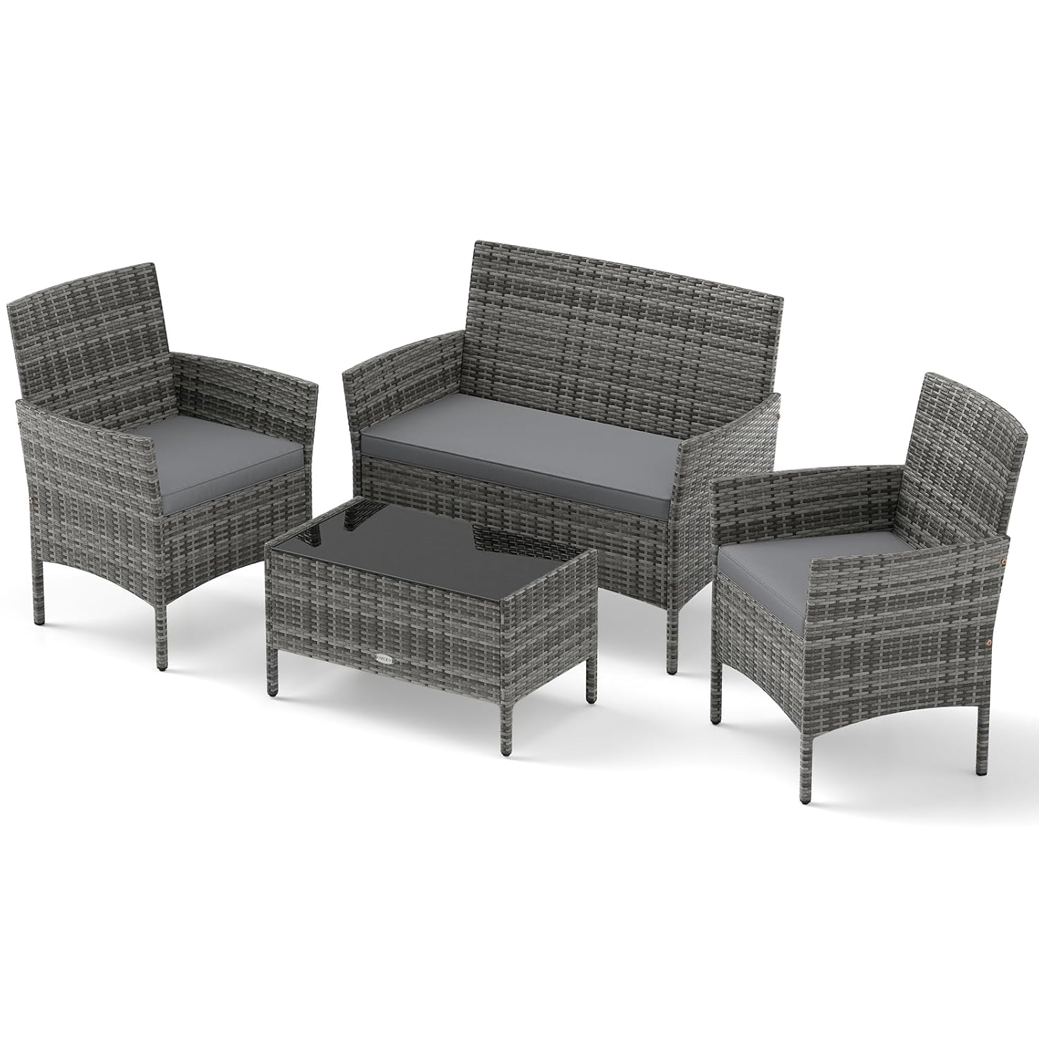 Set Furnitur Teras 4 Buah - Se - Outdoor Furniture Ofo ulasan dan harga