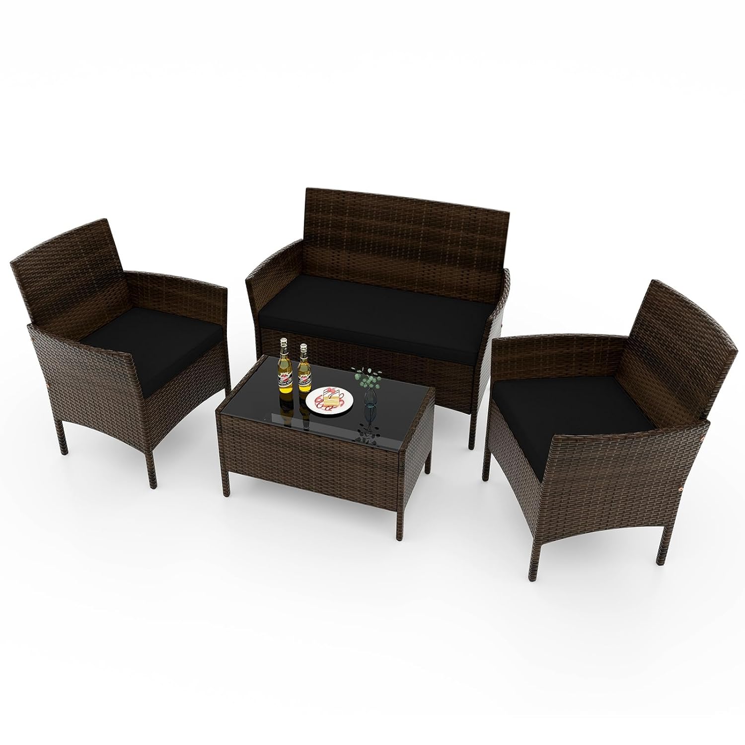 Set Furnitur Teras 4 Buah - Se - Outdoor Furniture Ofo ulasan dan harga
