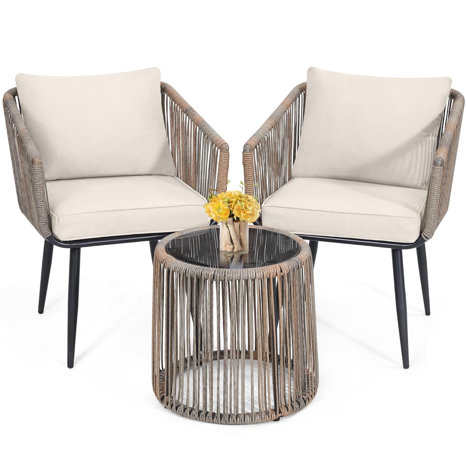 o*-4 Set Furnitur Teras Bistro - Outdoor Furniture Ofo ulasan dan harga